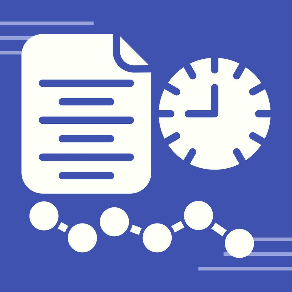 Time Series Analysis Vector Icon