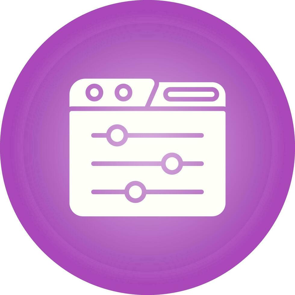 Control Panel Vector Icon