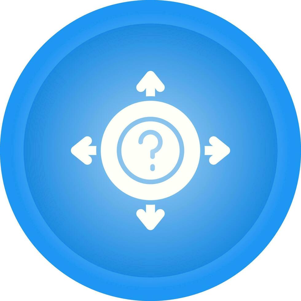 Uncertainty Vector Icon
