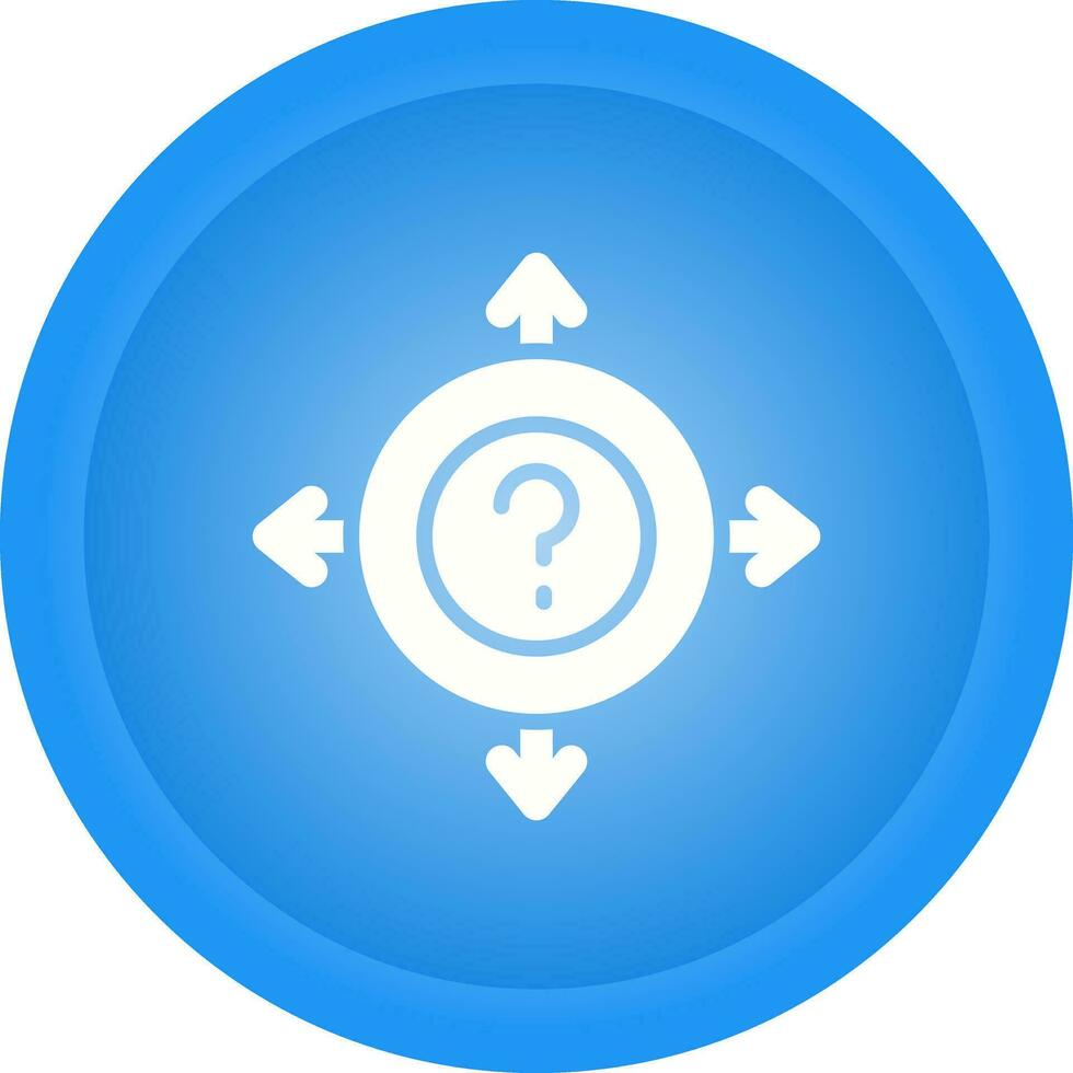 Uncertainty Vector Icon