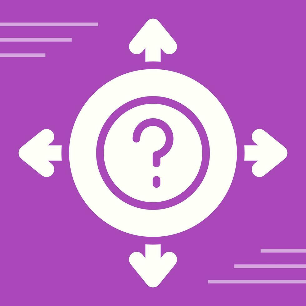 Uncertainty Vector Icon