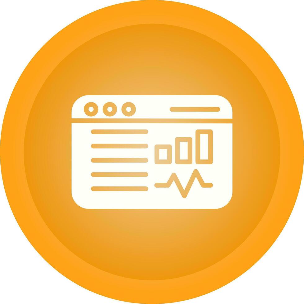 Social Media Analytics Vector Icon