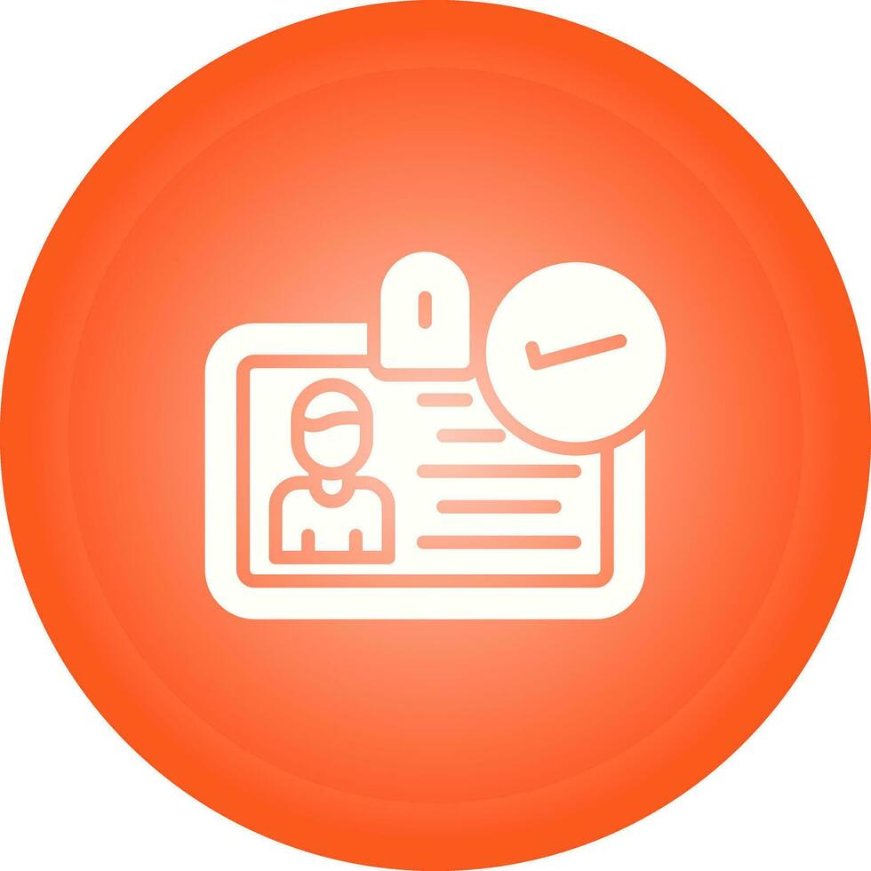 ID Verification Vector Icon