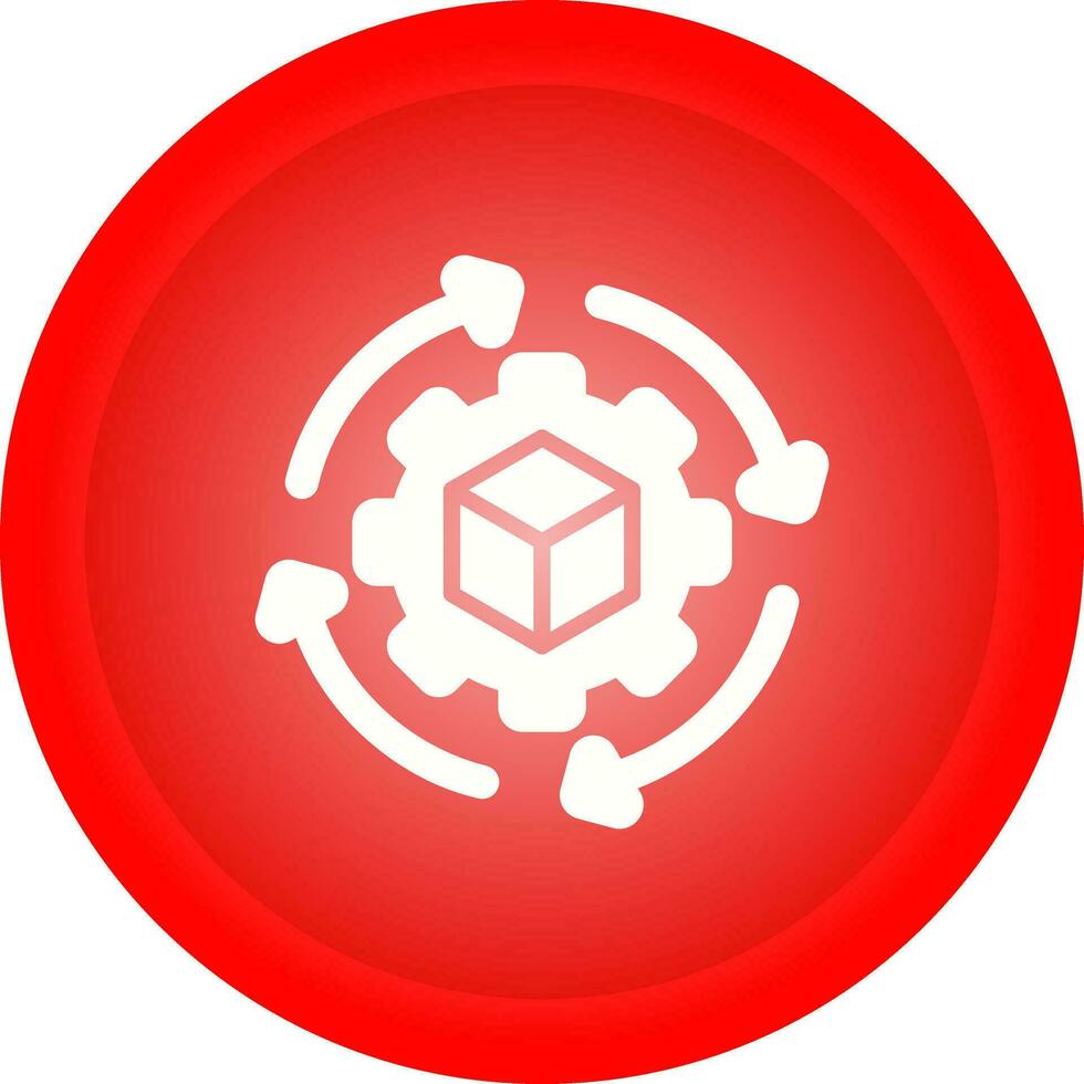 Supply Chain Analytics Vector Icon