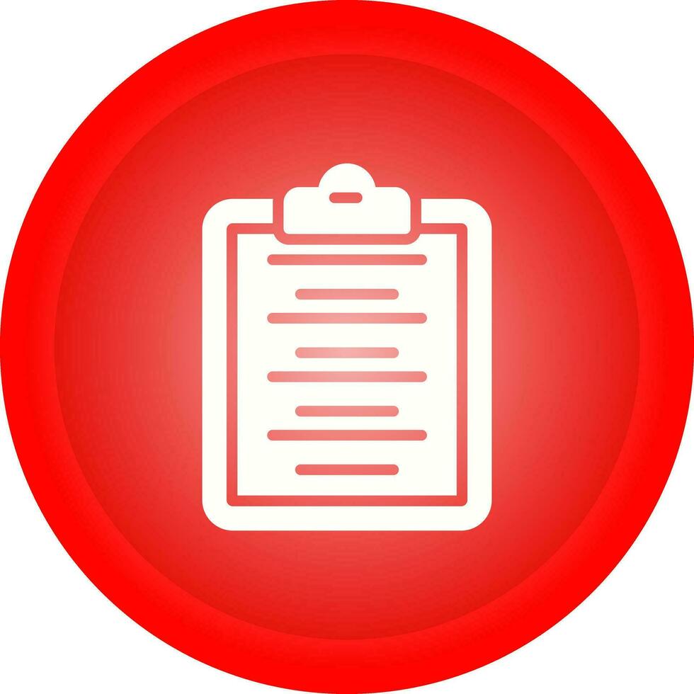 Writing Pad Vector Icon