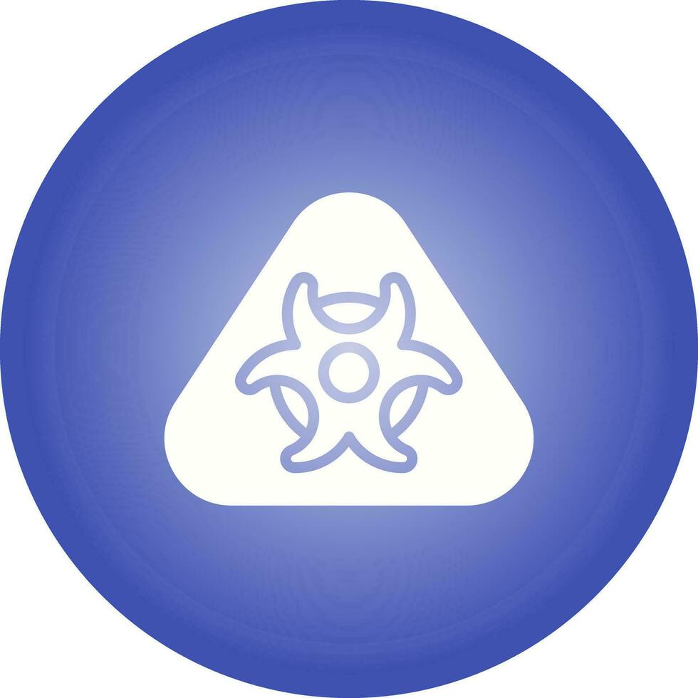 Hazardous materials symbol Vector Icon