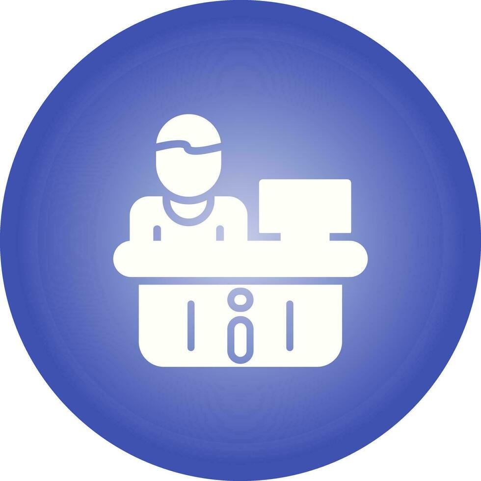 Information Desk Vector Icon