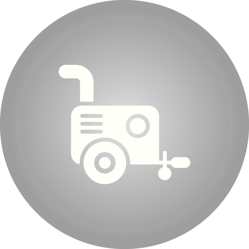 Portable air compressor Vector Icon