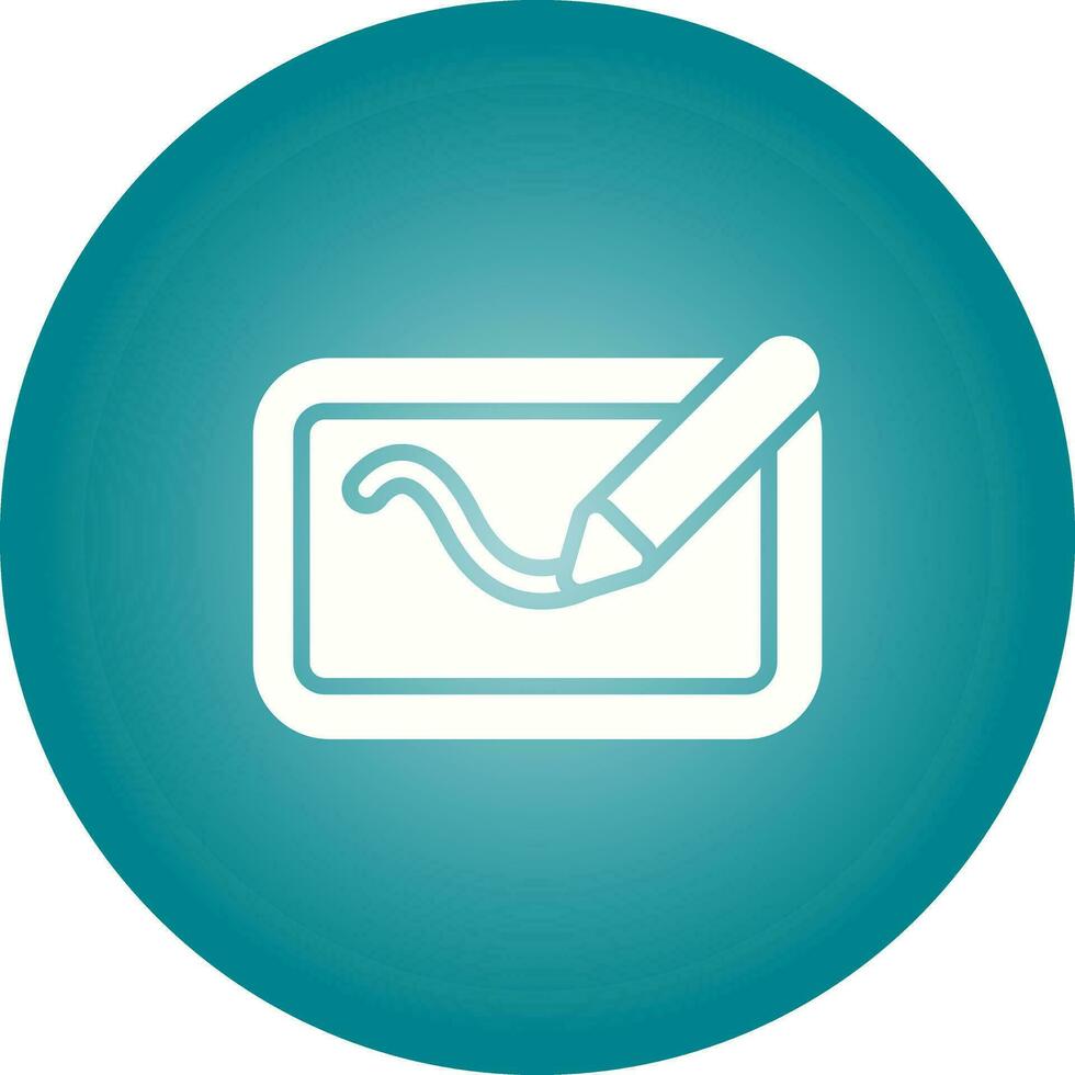 Digital Drawing Pad Vector Icon