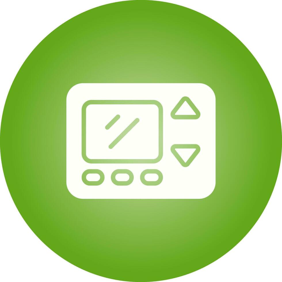 Smart Thermostat Vector Icon
