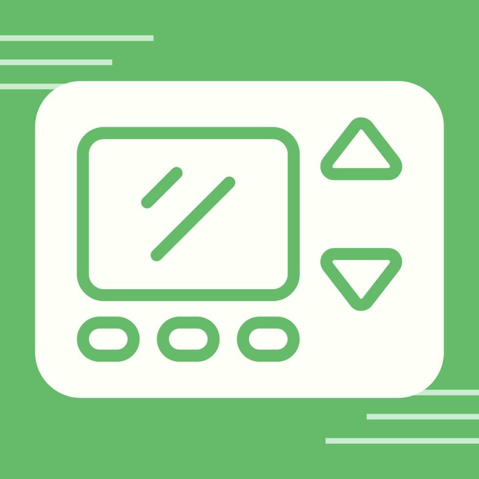Smart Thermostat Vector Icon