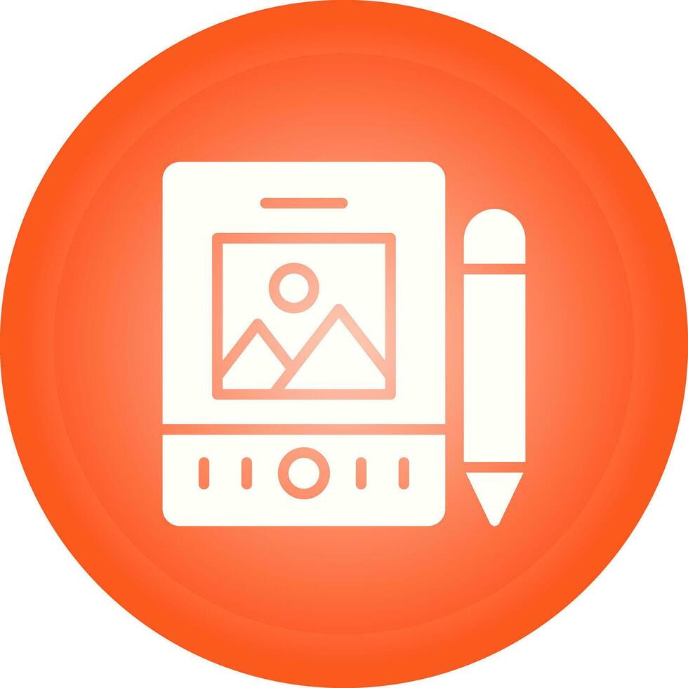 Pen Tablet Vector Icon