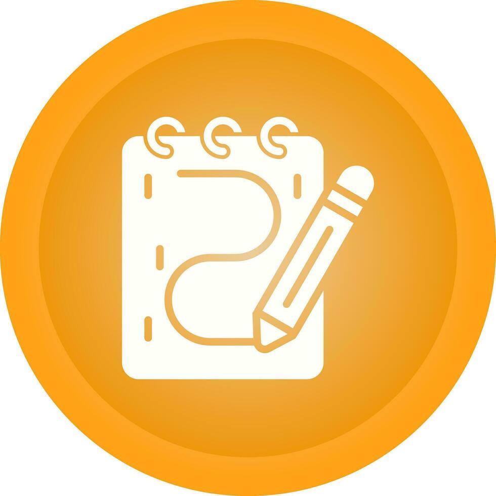 Sketching Vector Icon