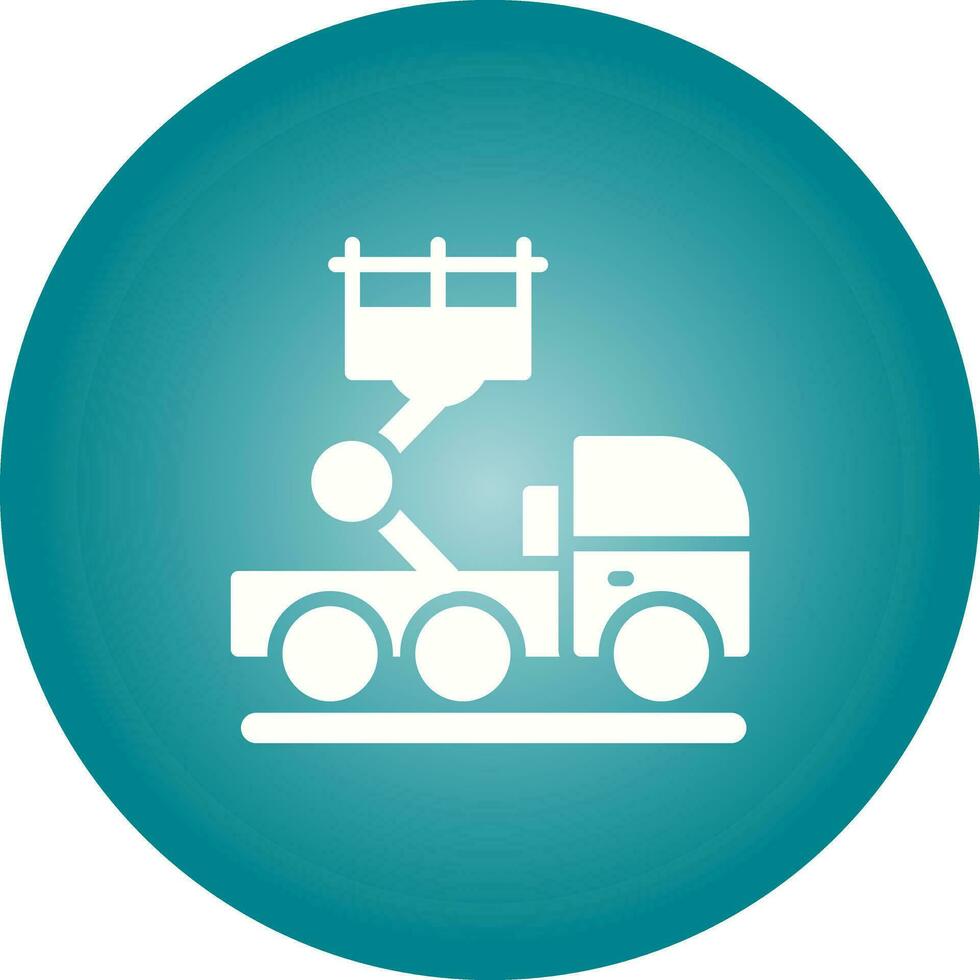 Ladder Truck Vector Icon