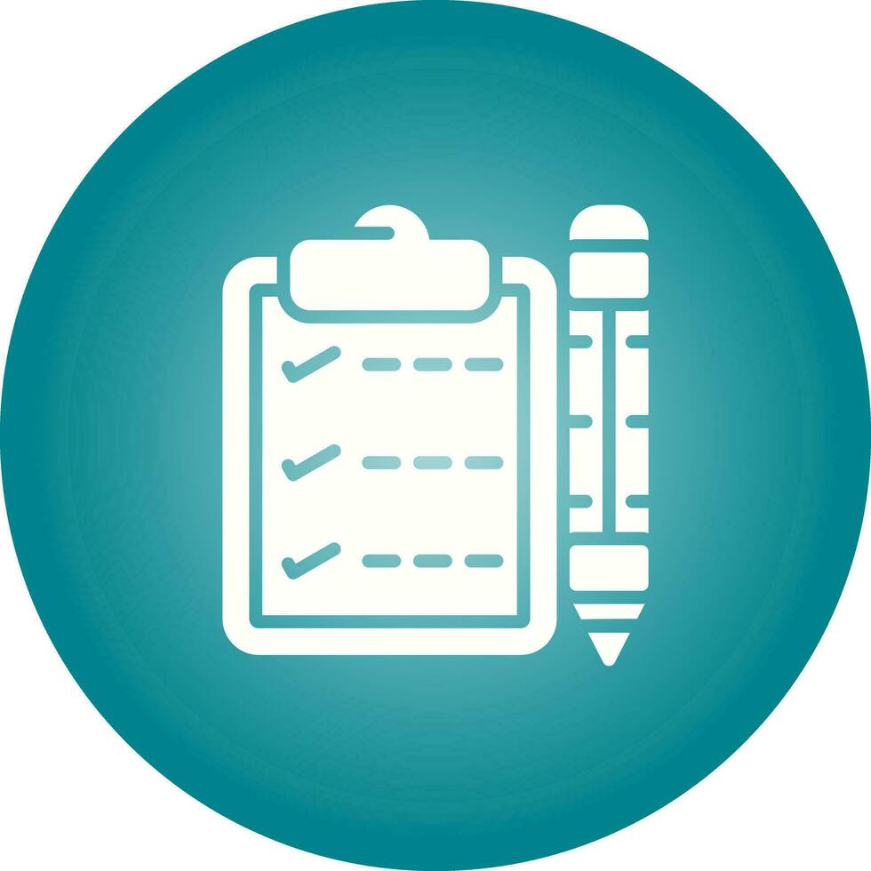 Writing pad Vector Icon