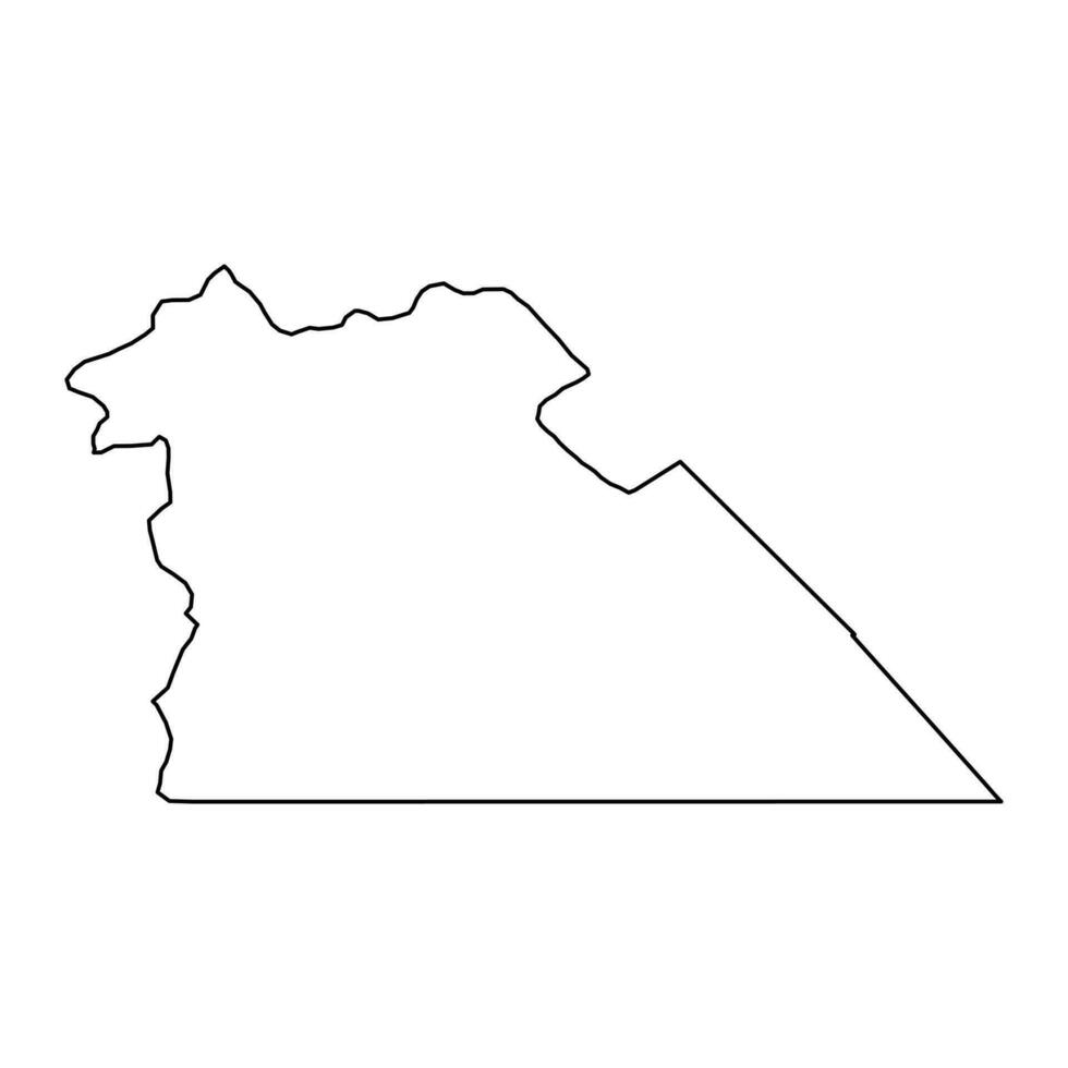 Amman governorate map, administrative division of Jordan. vector