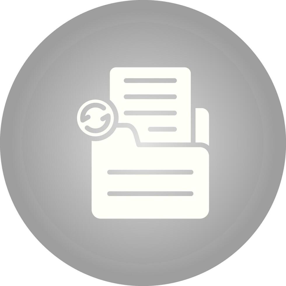 Document Sync Vector Icon