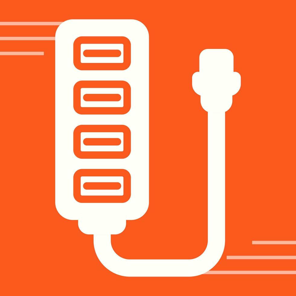 USB Hub Vector Icon