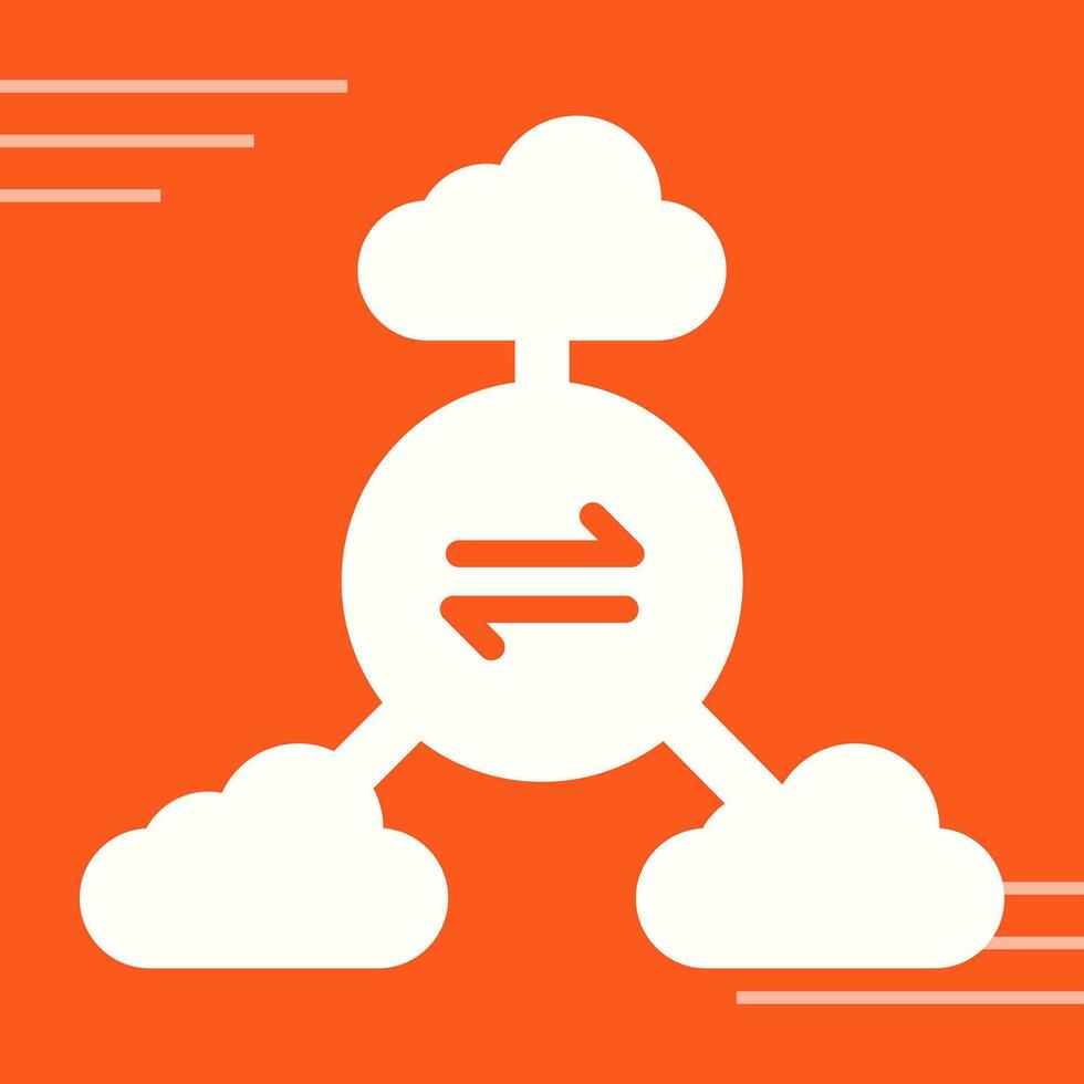 Multi-Cloud Vector Icon