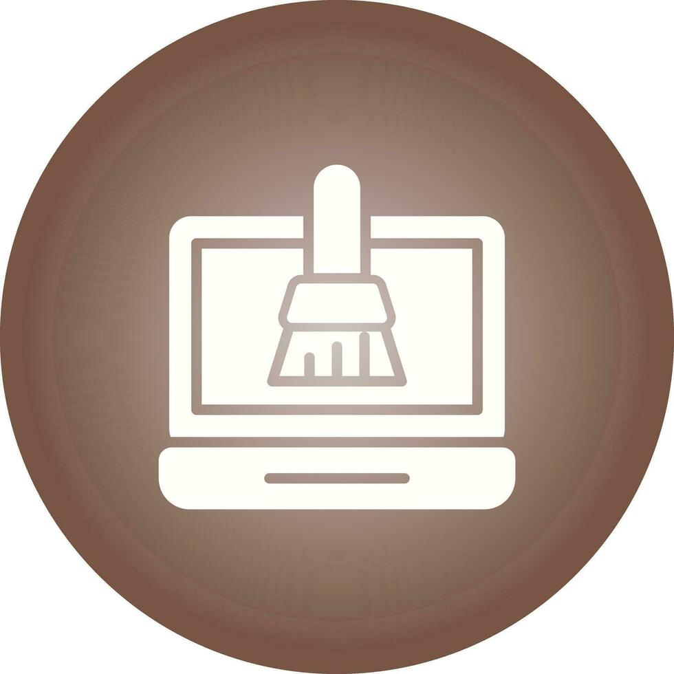 Disk Cleanup Vector Icon