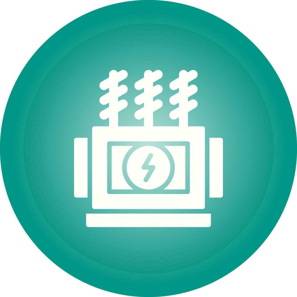 Power Transformer Vector Icon