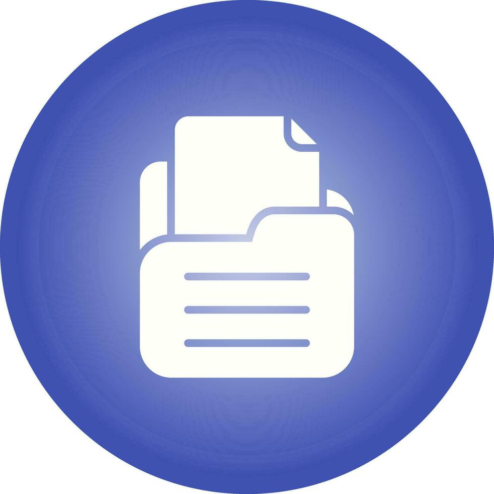 Folder with documents Vector Icon