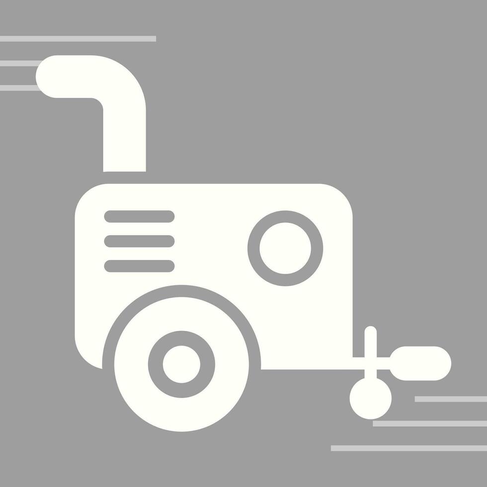 Portable air compressor Vector Icon