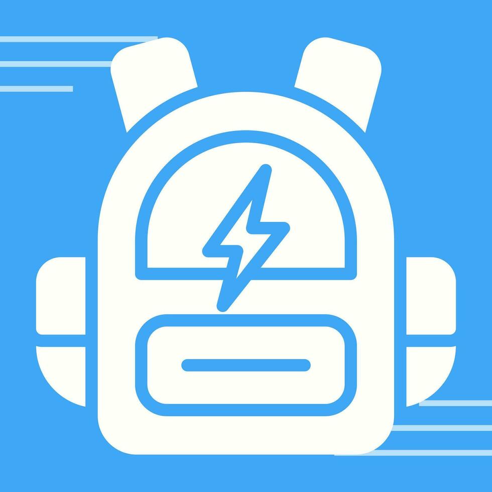 Smart Backpack Vector Icon