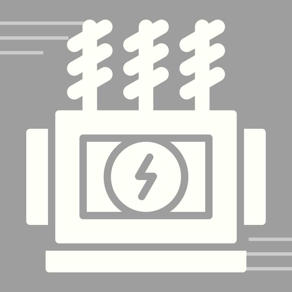 Power Transformer Vector Icon