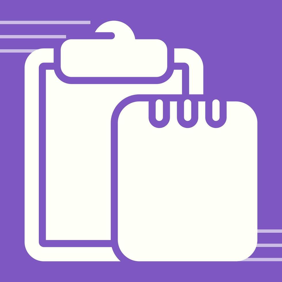 Task list with writing pad Vector Icon
