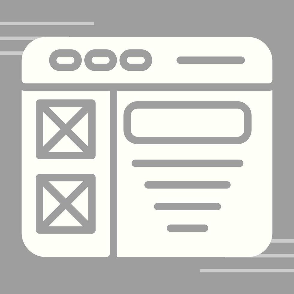 Wireframe Vector Icon