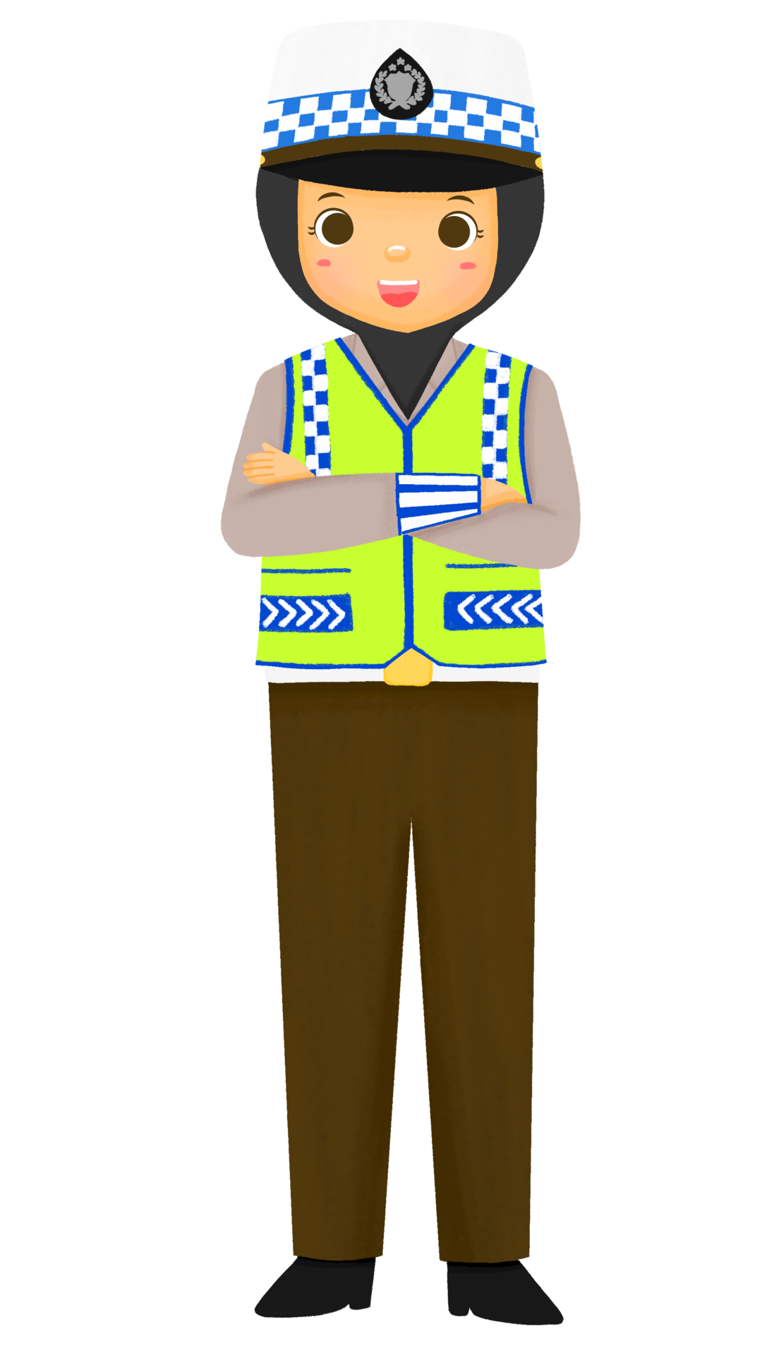 Indonesian Police Officer 28167846 PNG