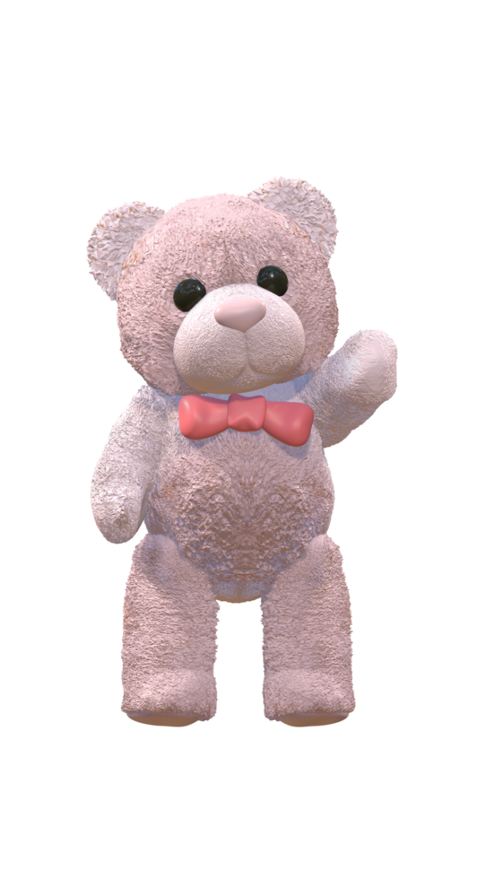 oso de peluche muñeca dibujos animados 3d png