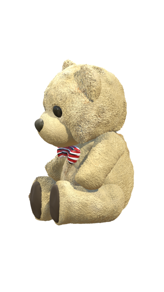 oso de peluche muñeca dibujos animados 3d png