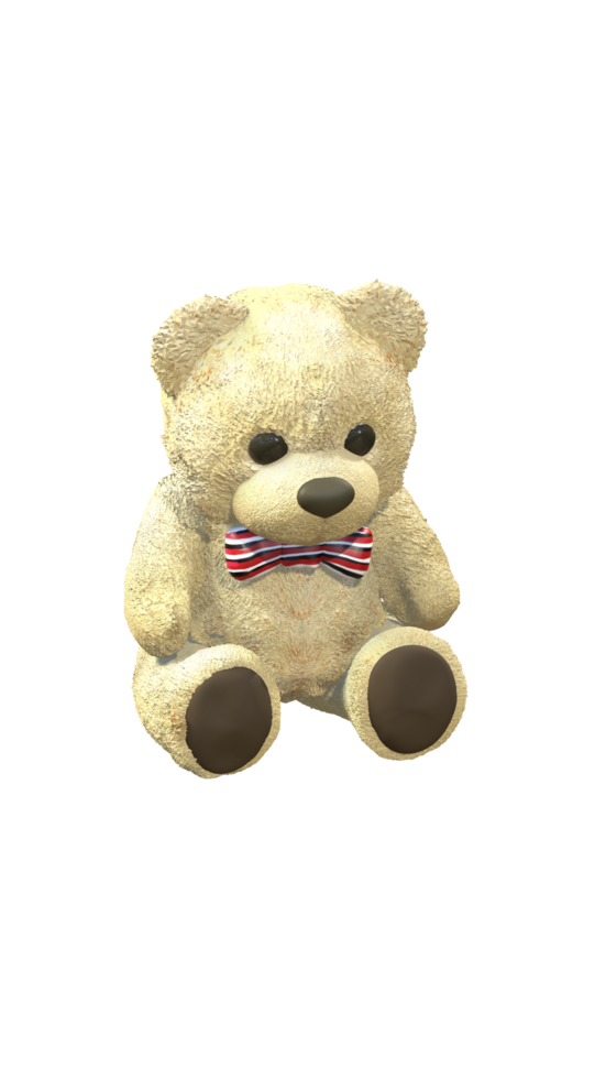 oso de peluche muñeca dibujos animados 3d png