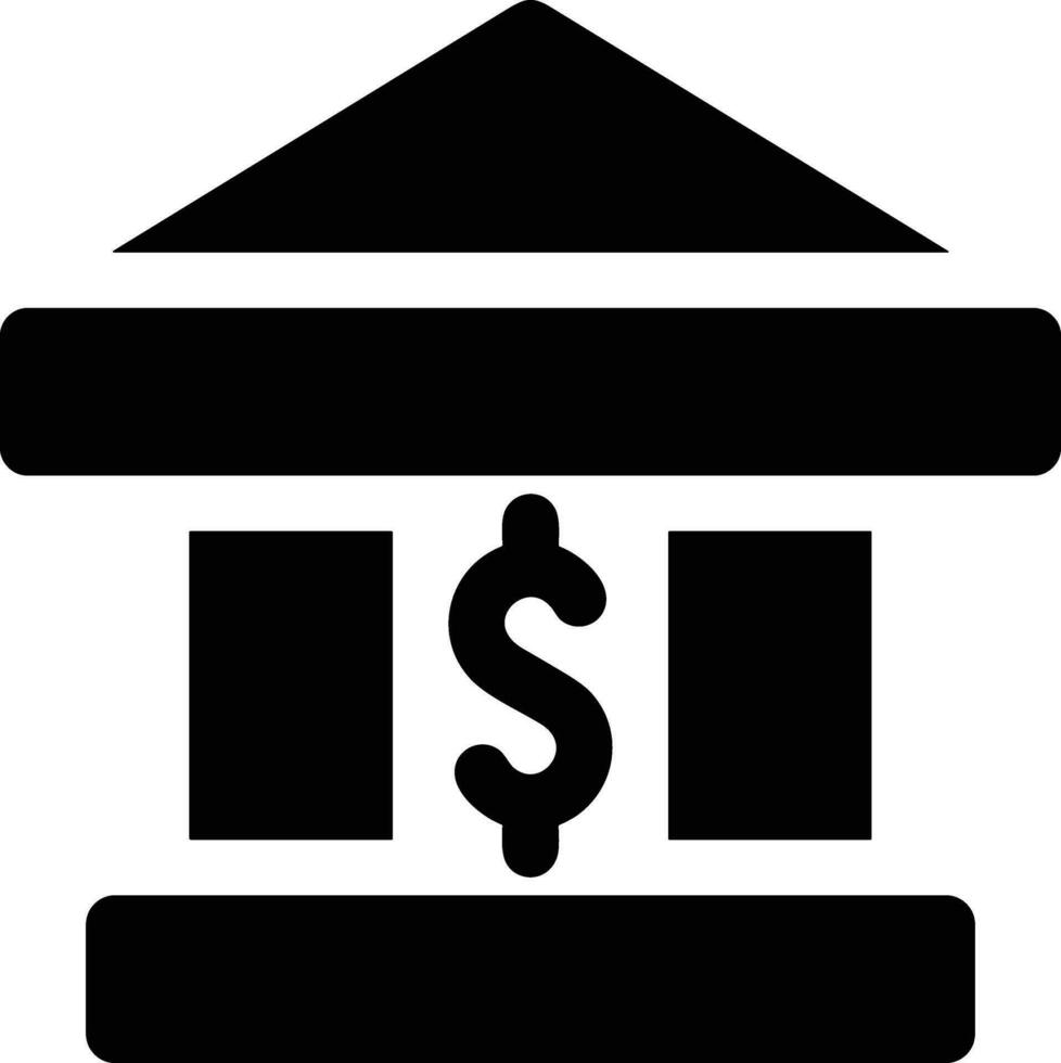 Bank finance icon symbol vector image. Illustration of the currency exchange investment financial saving bank design image