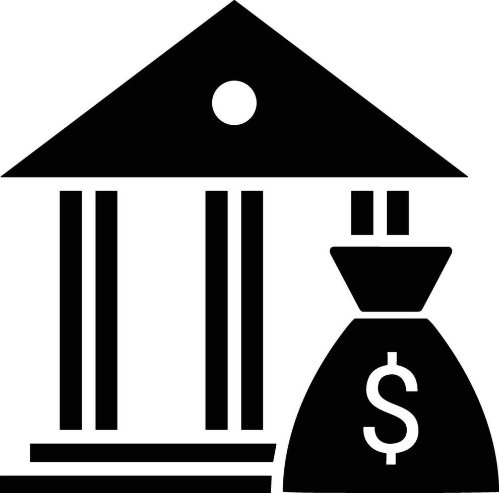 banco Finanzas icono símbolo vector imagen. ilustración de el moneda intercambiar inversión financiero ahorro banco diseño imagen