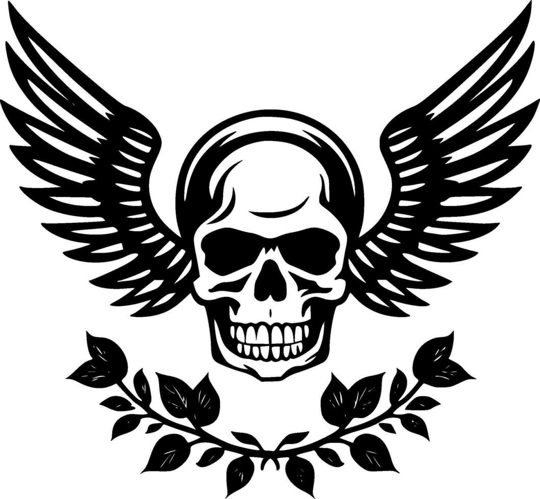 Skull - High Quality Vector Logo - Vector illustration ideal for T-shirt graphic