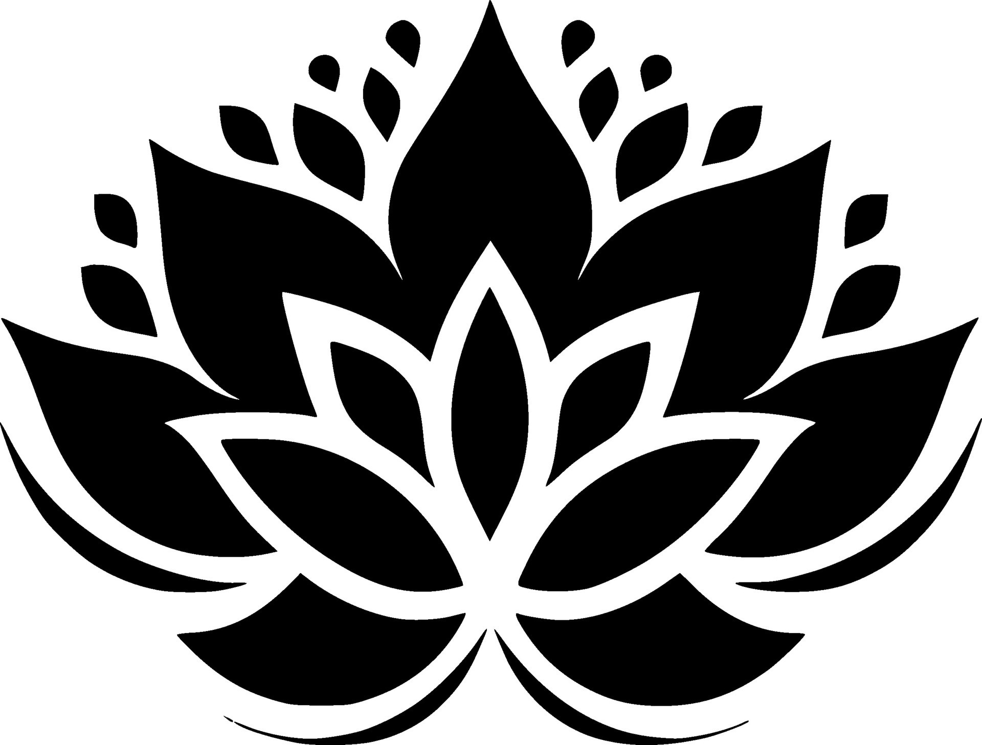 Flower, Black and White Vector illustration 28170565 Vector Art at Vecteezy