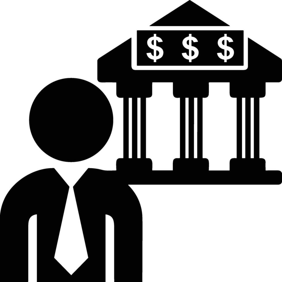 Bank finance icon symbol vector image. Illustration of the currency exchange investment financial saving bank design image