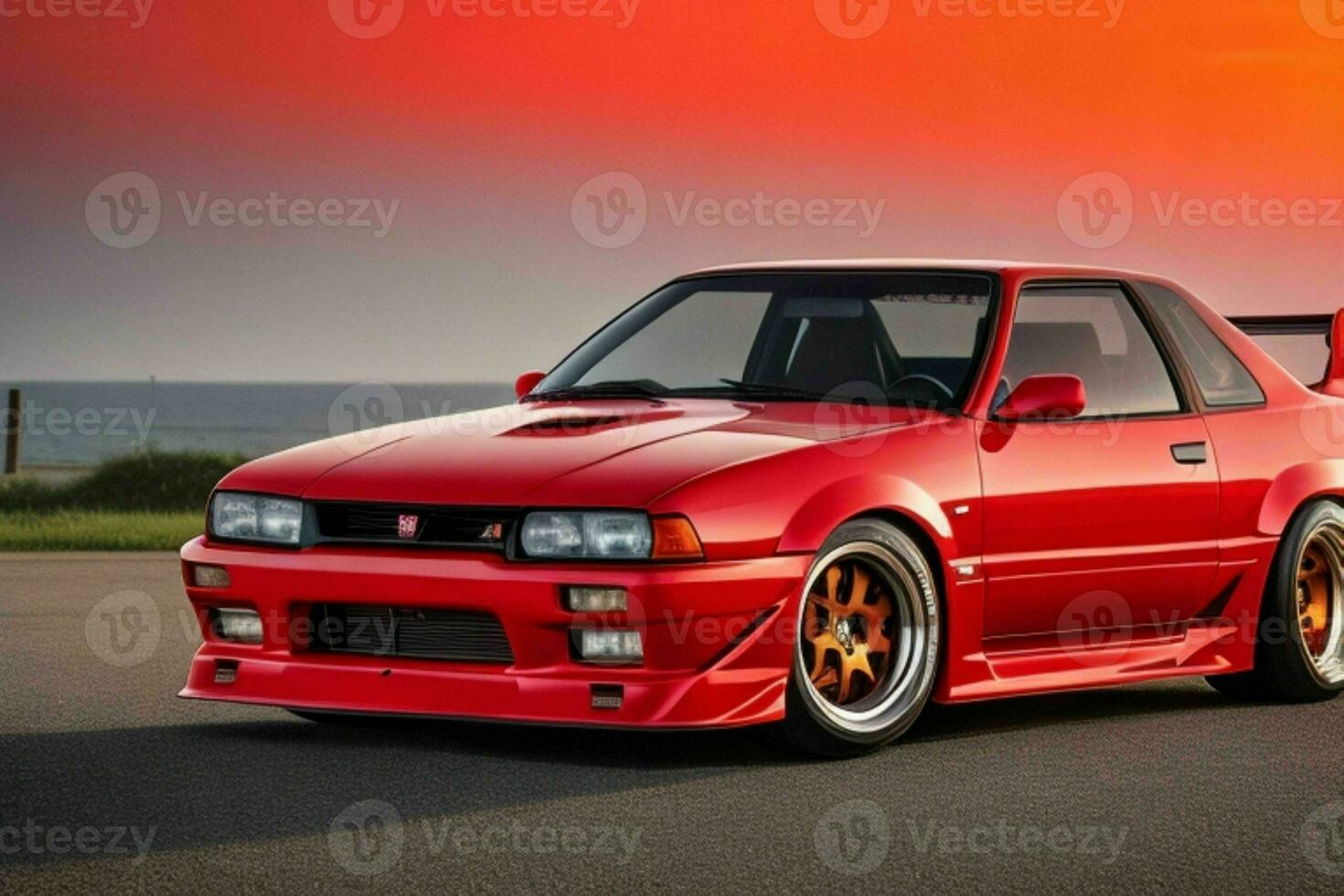 Sport car Nissan Skyline GTR 31 JDM. Pro Photo