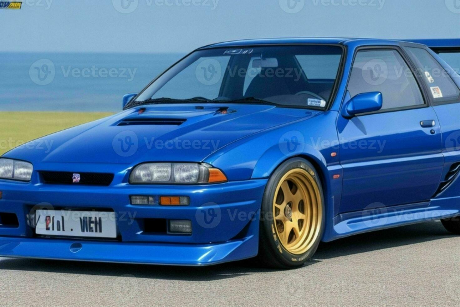 Sport car Nissan Skyline GTR 31 JDM. Pro Photo