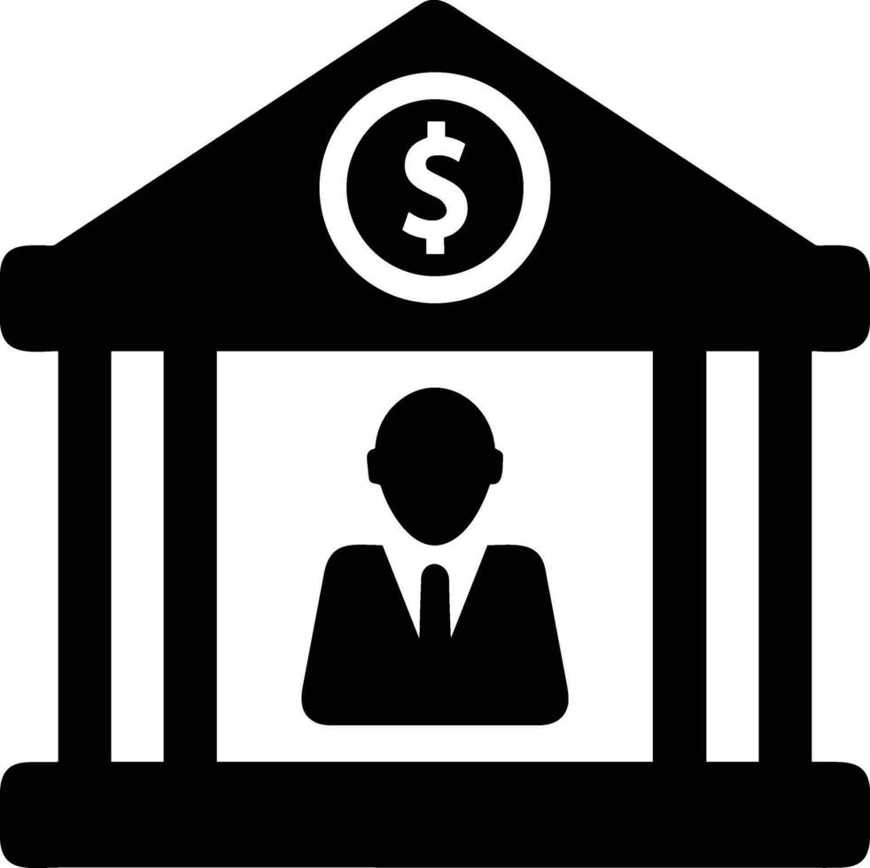 Bank finance icon symbol vector image. Illustration of the currency exchange investment financial saving bank design image