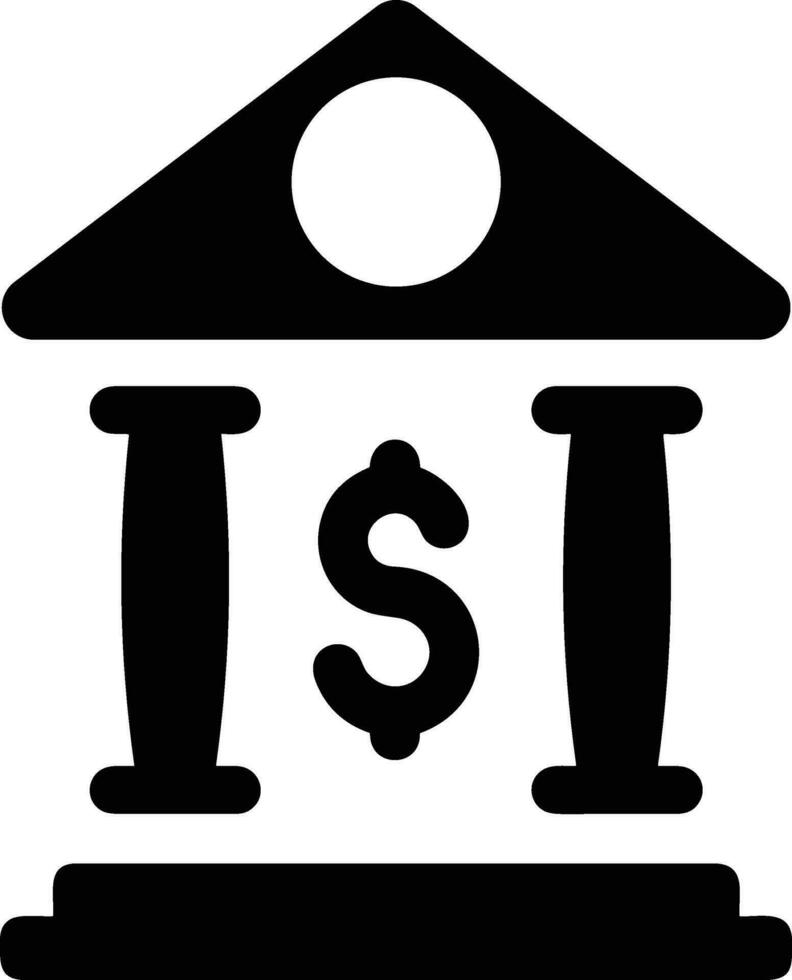 Bank finance icon symbol vector image. Illustration of the currency exchange investment financial saving bank design image
