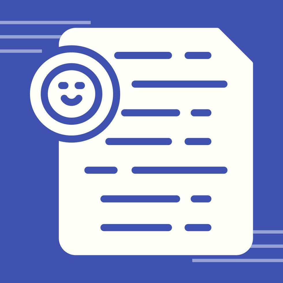 Document Insert Emoji Vector Icon