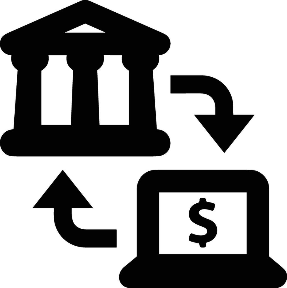 Bank finance icon symbol vector image. Illustration of the currency exchange investment financial saving bank design image