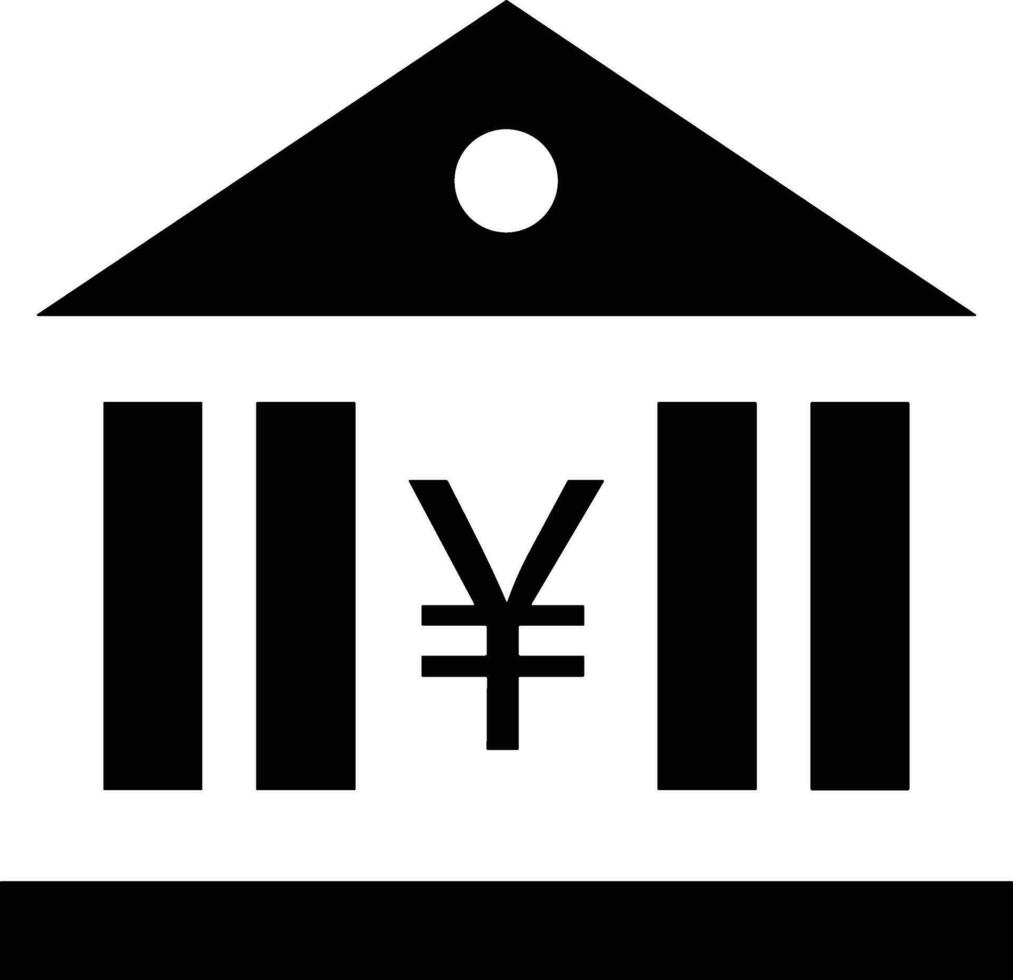 Bank finance icon symbol vector image. Illustration of the currency exchange investment financial saving bank design image