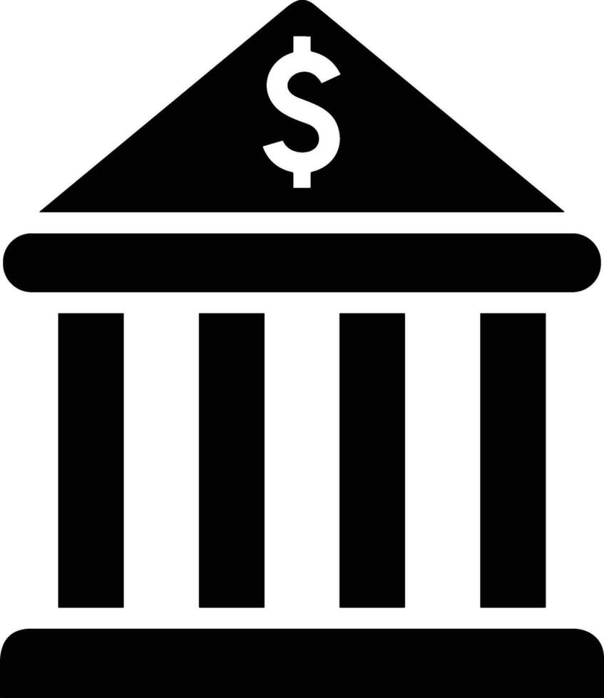Bank finance icon symbol vector image. Illustration of the currency exchange investment financial saving bank design image