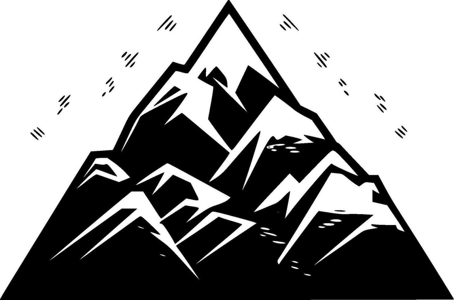 Mountains - High Quality Vector Logo - Vector illustration ideal for T-shirt graphic