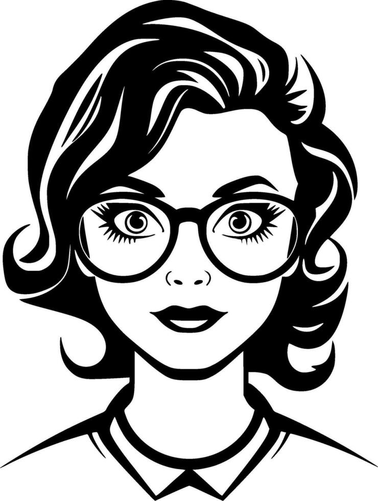 Teacher - High Quality Vector Logo - Vector illustration ideal for T-shirt graphic